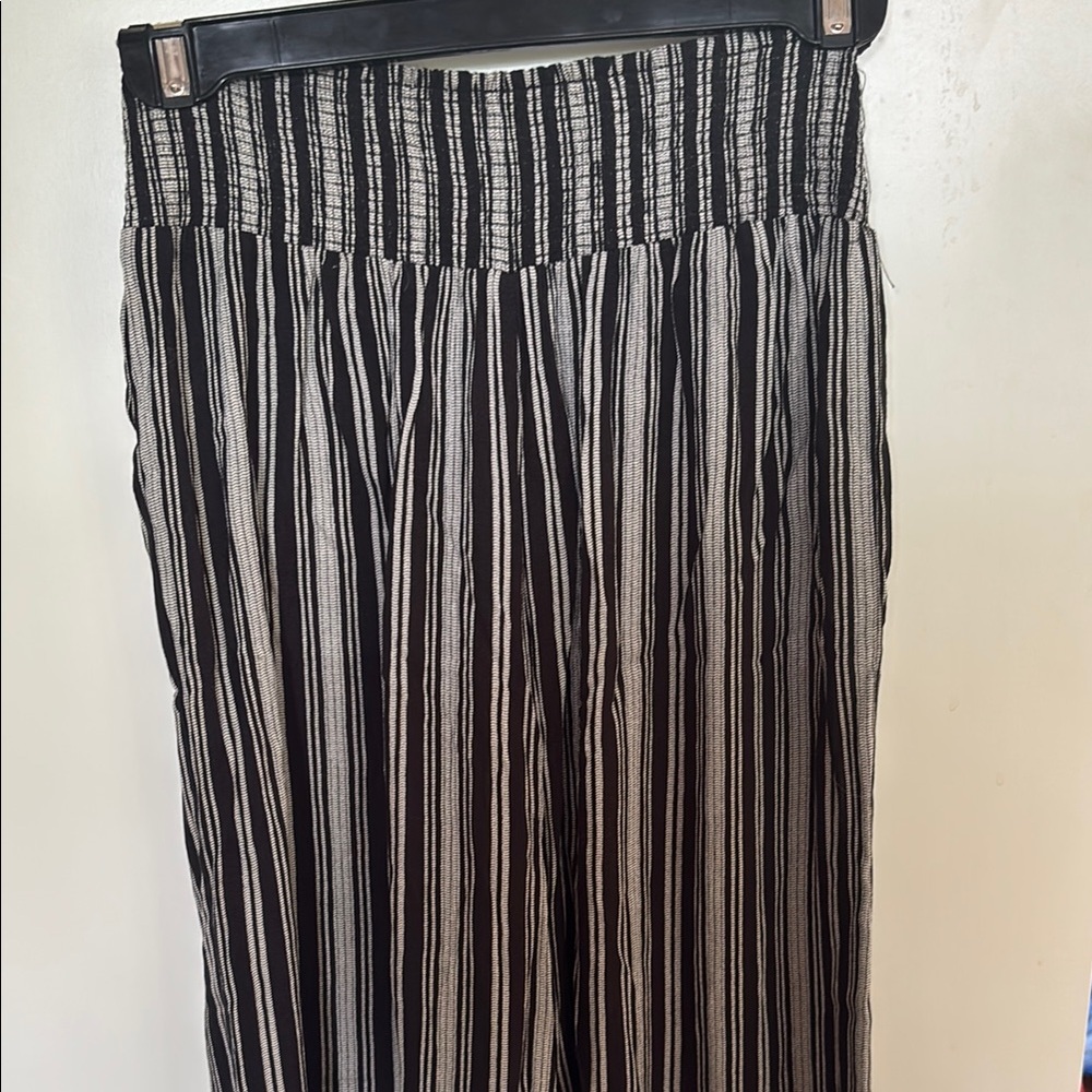 Jolt Black and White Pants for Work